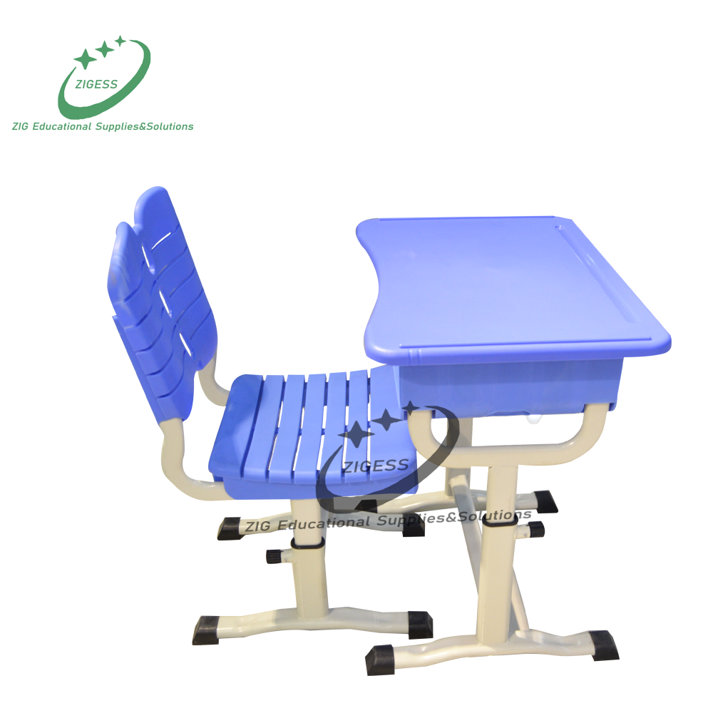 Adjustable School desk & chair for student 4