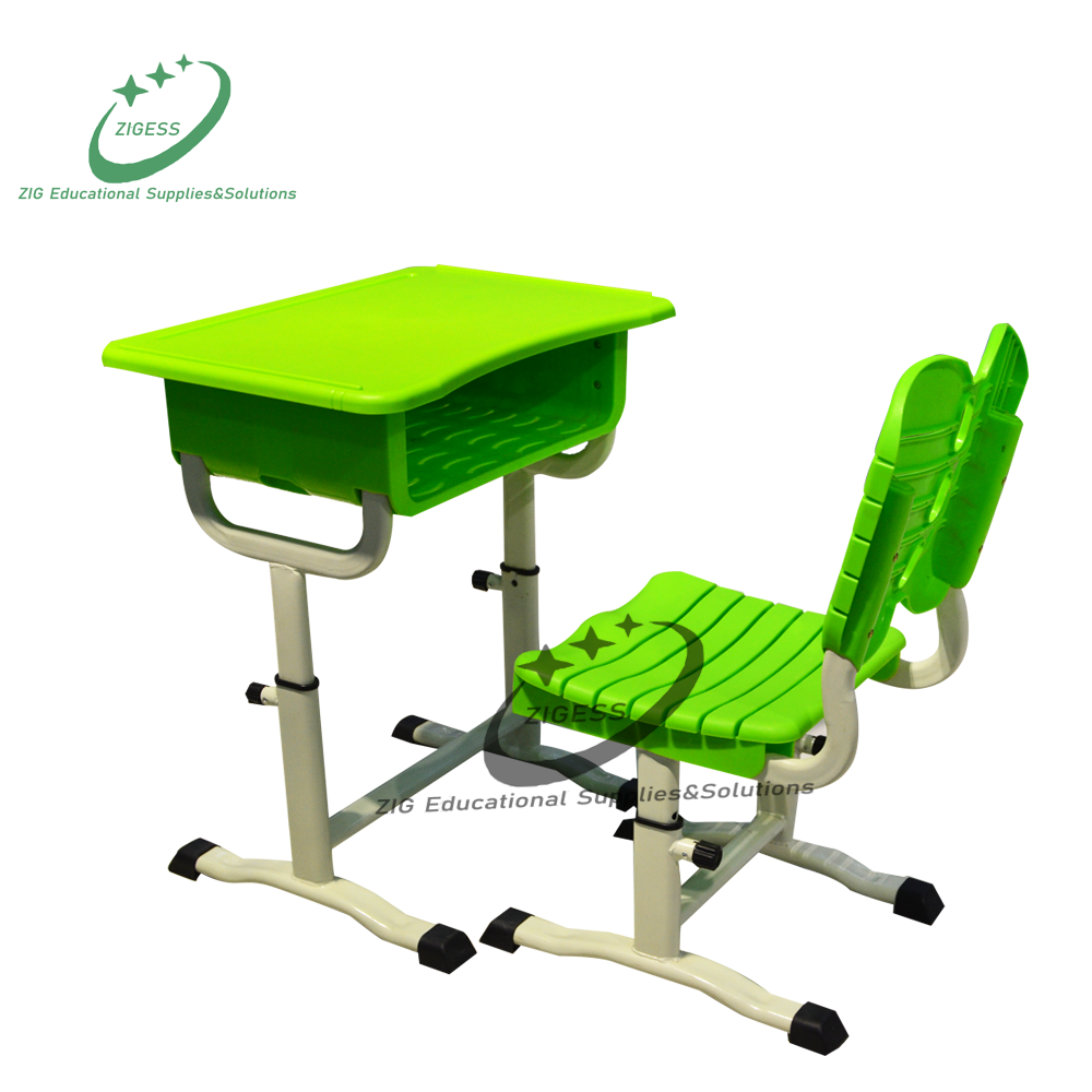 Adjustable School desk & chair for student 3