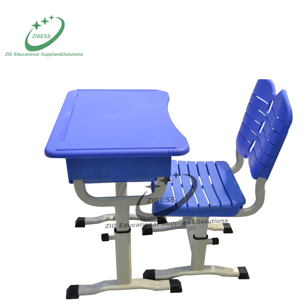 Adjustable School desk & chair for student 5