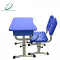 Adjustable School desk & chair for student 5