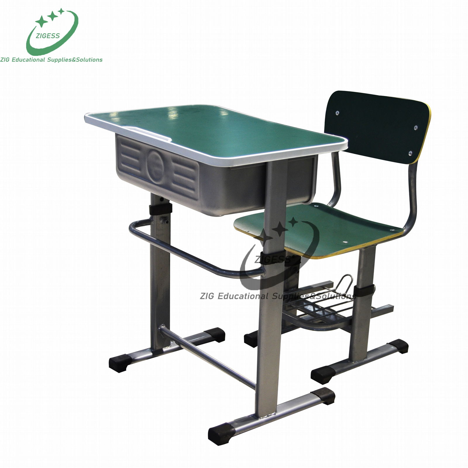 Adjustable School Desk And Chair Classroom Furniture Kz07md