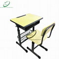 Adjustable school desk and chair classroom furniture 2