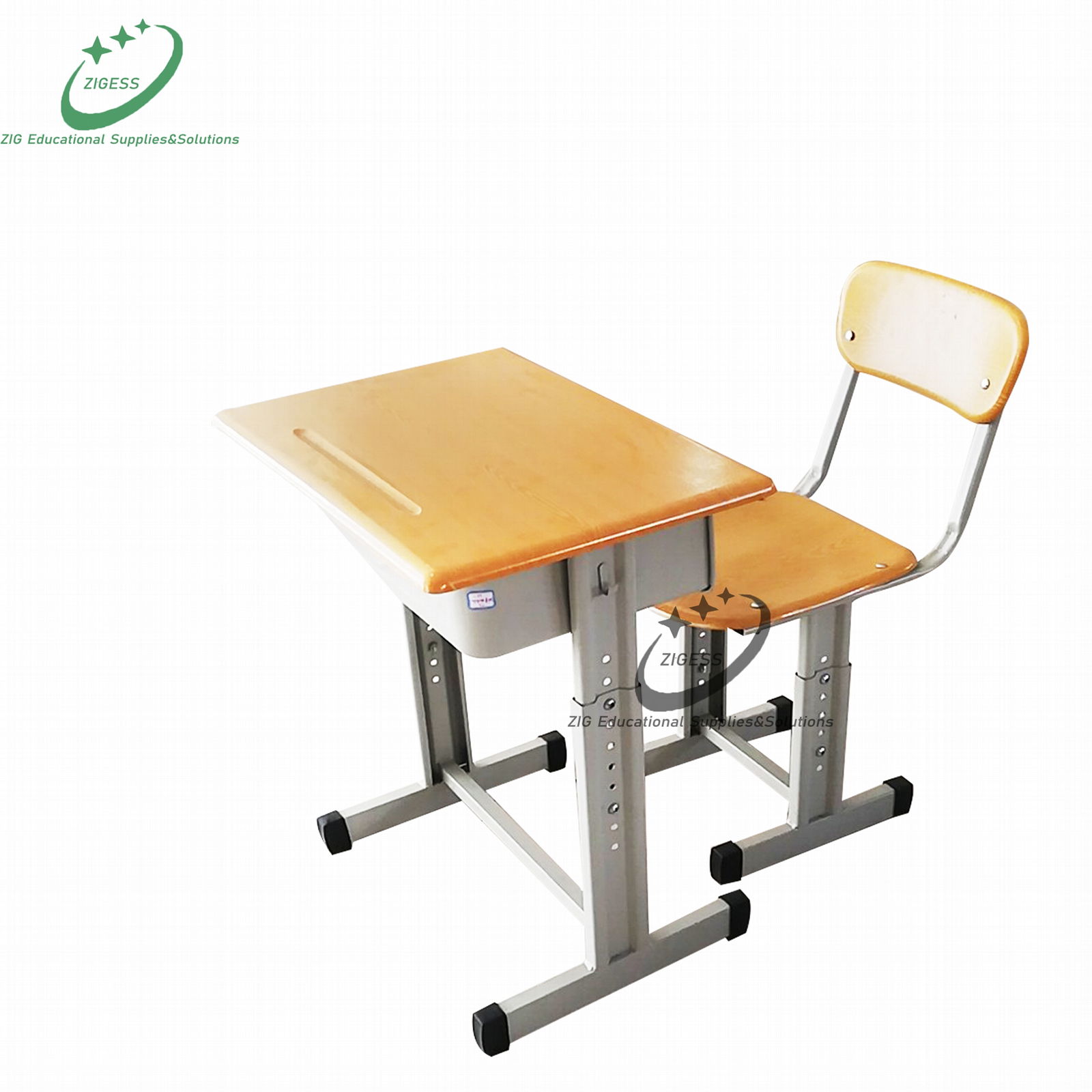 Adjustable School desk & chair for student 3