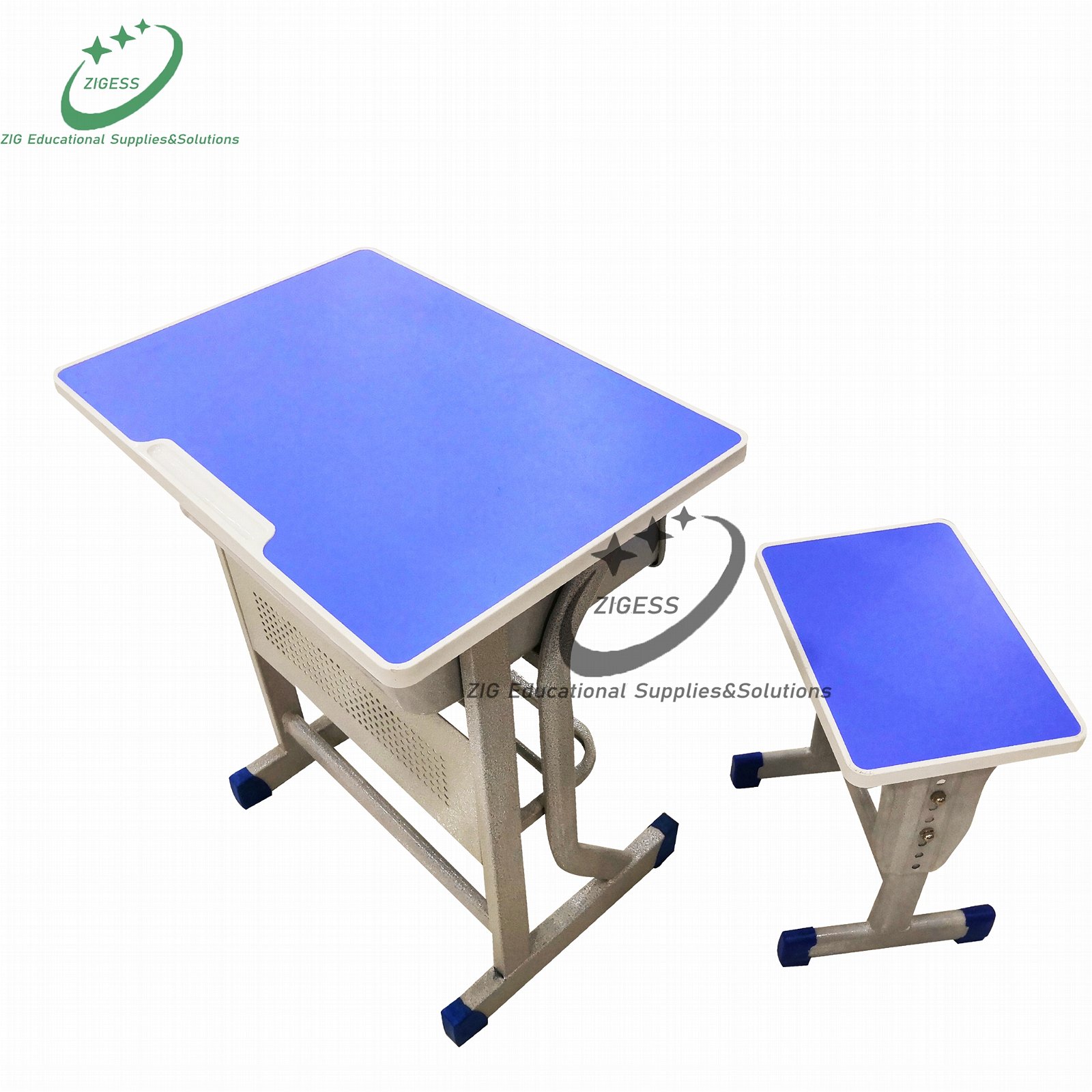 Adjustable school desk and chair classroom furniture 2