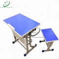 Adjustable school desk and chair classroom furniture 2