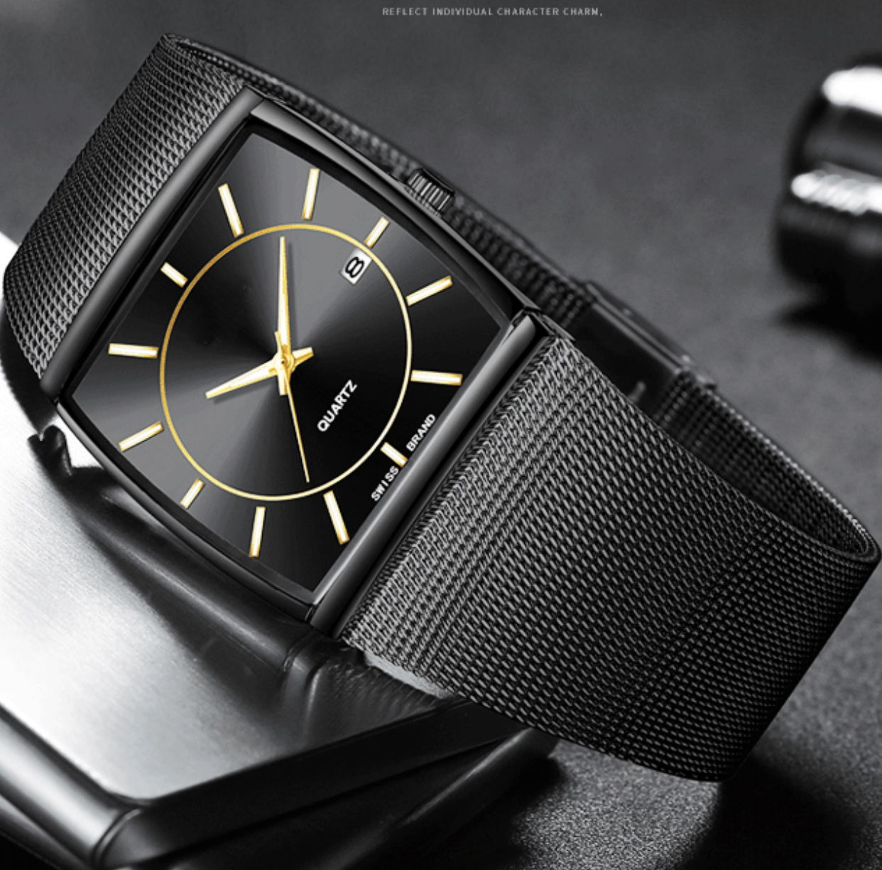 men alloy watch