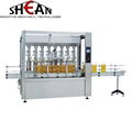 Linear High Precision Metering Pump Oil Filling Machine 4 Heads