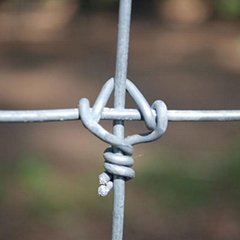 Hot dip galvanized fixed knot farm fence