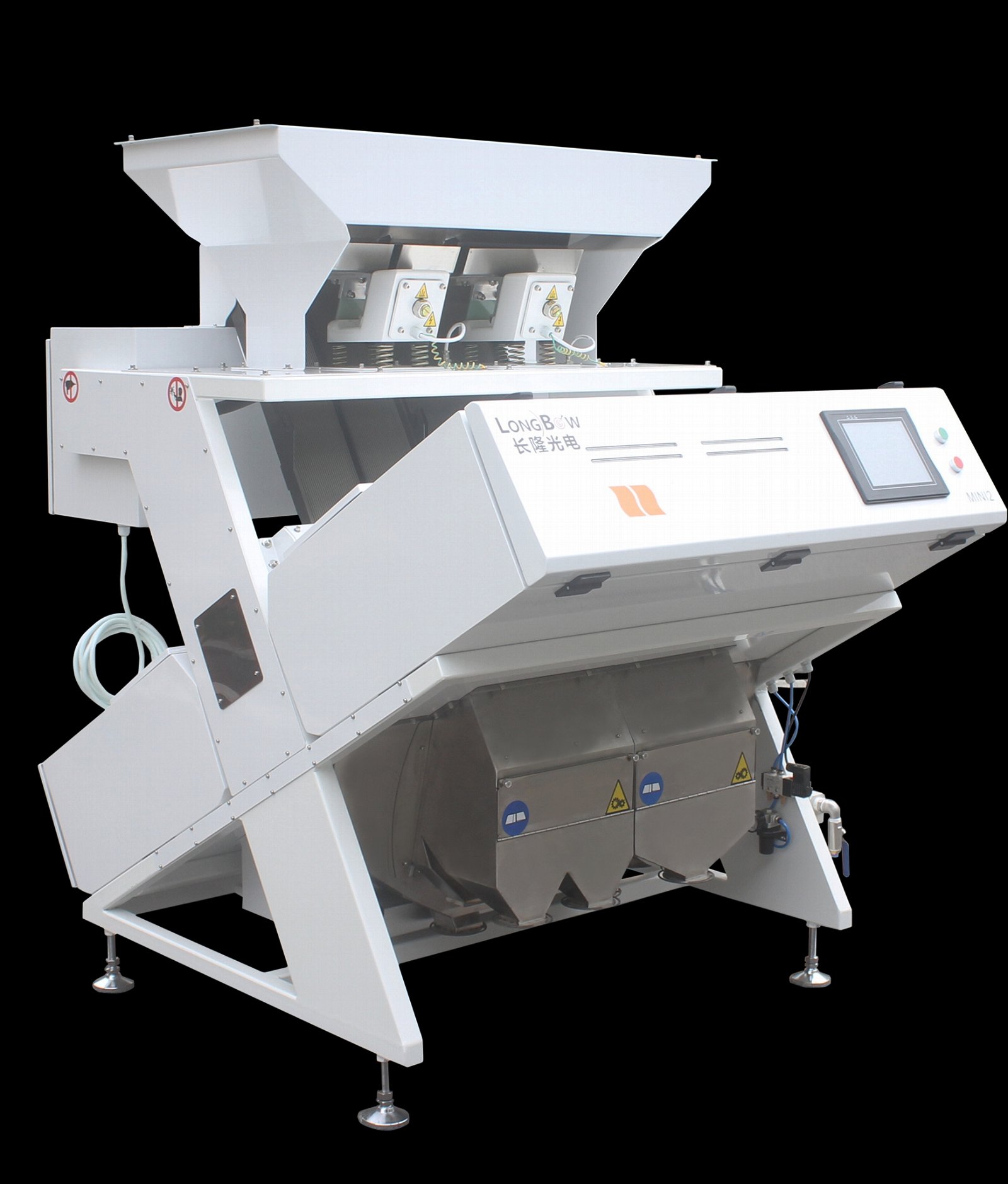 lentil color sorter with ccd camera and led lamps 4