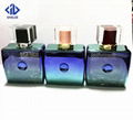 Square perfume bottles with plating colorful