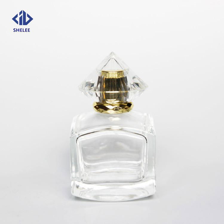 hot sale glass perfume bottle with spray pump 2