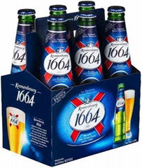 KRONENBOURG 1664 BLANC ALCOHOLIC AND NON ALCOHOLIC