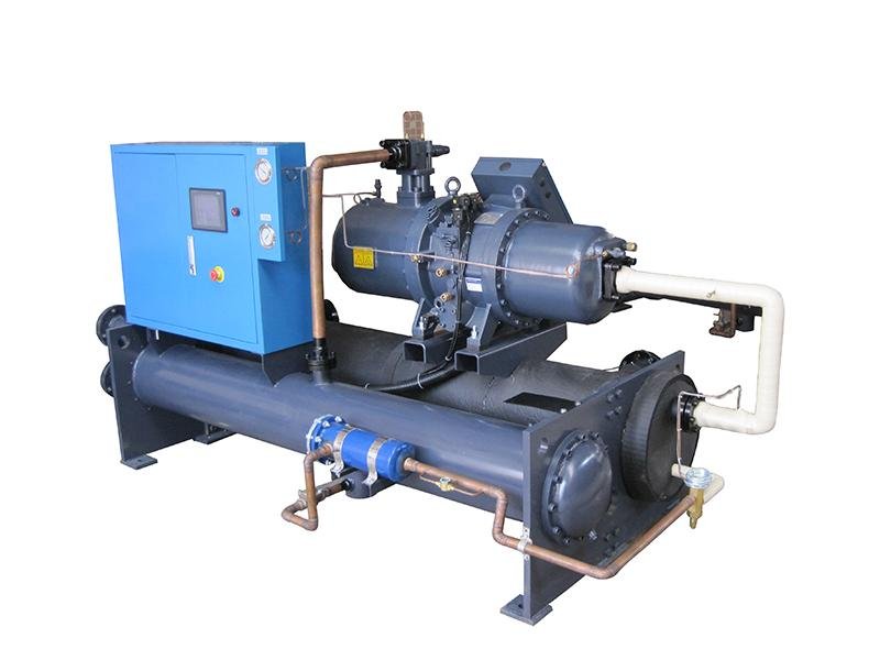 anti-freezing temperature control water cooled screw chiller price industrial  2