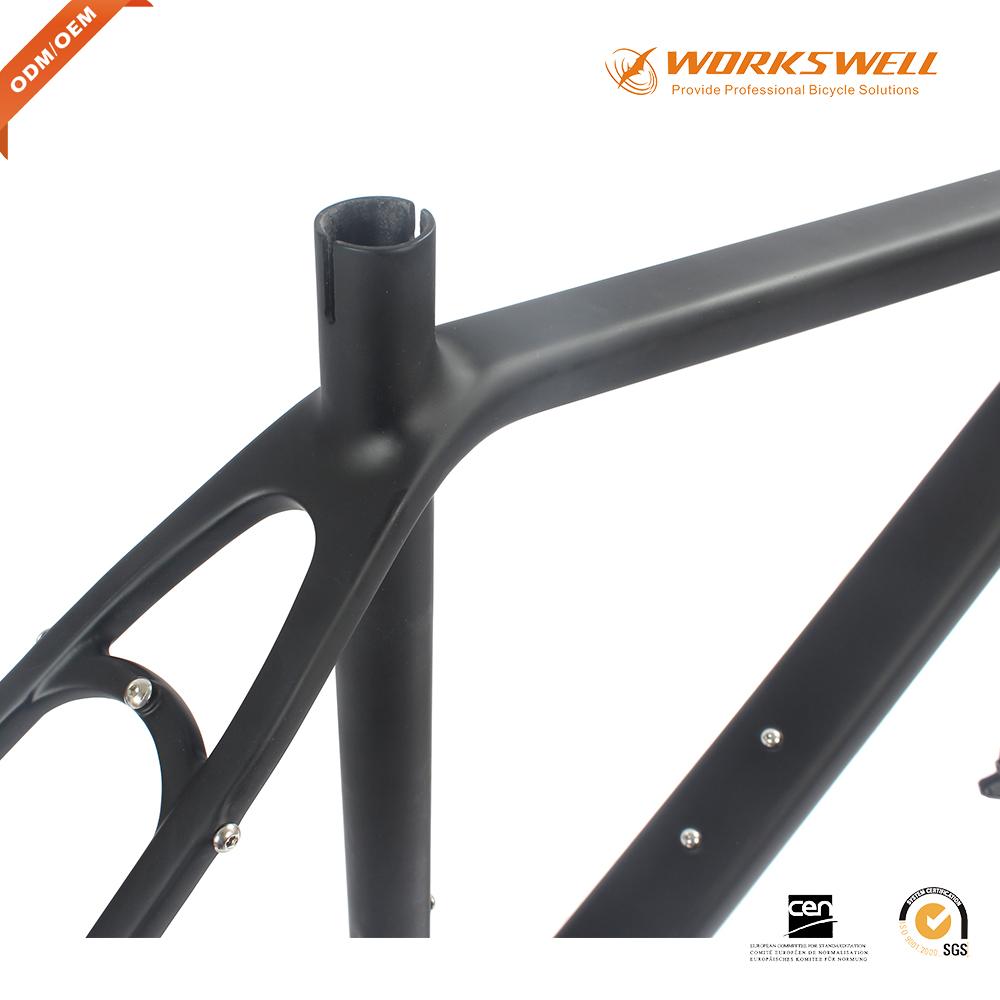 2018 Hot selling Carbon Cyclocross Disc Brake bike Frame WCBR146