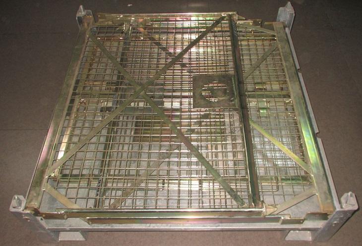 Foldable Collapsible stacking stackable stillage cage container loading 1165mm 3