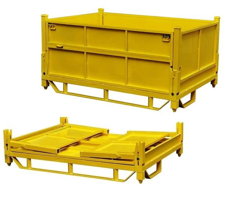 Foldable collapsible stackable pallet stillage cage container 1600*1200mm