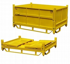 Foldable collapsible stackable pallet stillage cage container 1600*1200mm