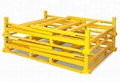 Foldable collapsible stacking assembly Racks Pallet Stillage Tyres Textile Rolls 3