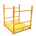 Foldable collapsible stacking assembly Racks Pallet Stillage Tyres Textile Rolls