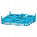 Foldable collapsible stacking assembly Racks Pallet Stillage Tyres Textile Rolls 5
