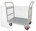 Assembly Hand Cart Trolley: Platform Flat Bed Hand Cart Truck Trolley 1