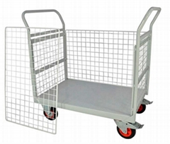 Assembly Hand Cart Trolley: Platform Flat Bed Hand Cart Truck Trolley