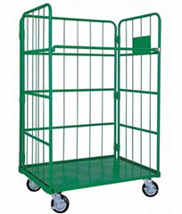 Foldable collapsible Roll Container Trolley Rolling Cage for logisic