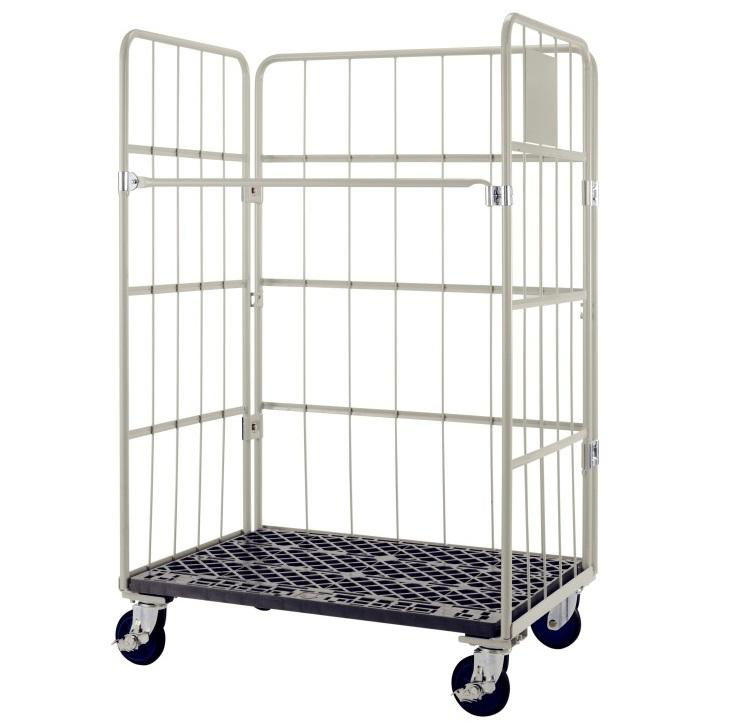 Foldable collapsible Roll Container Trolley Rolling Cage for logisic