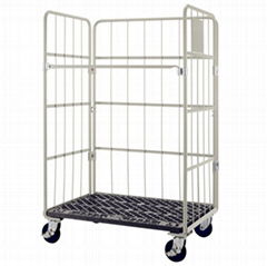 Foldable collapsible Roll Container Trolley Rolling Cage for logisic