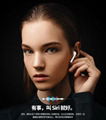 Bluetooth wireless headset touch keyless wake-up SIRI magnetic absorption chargi