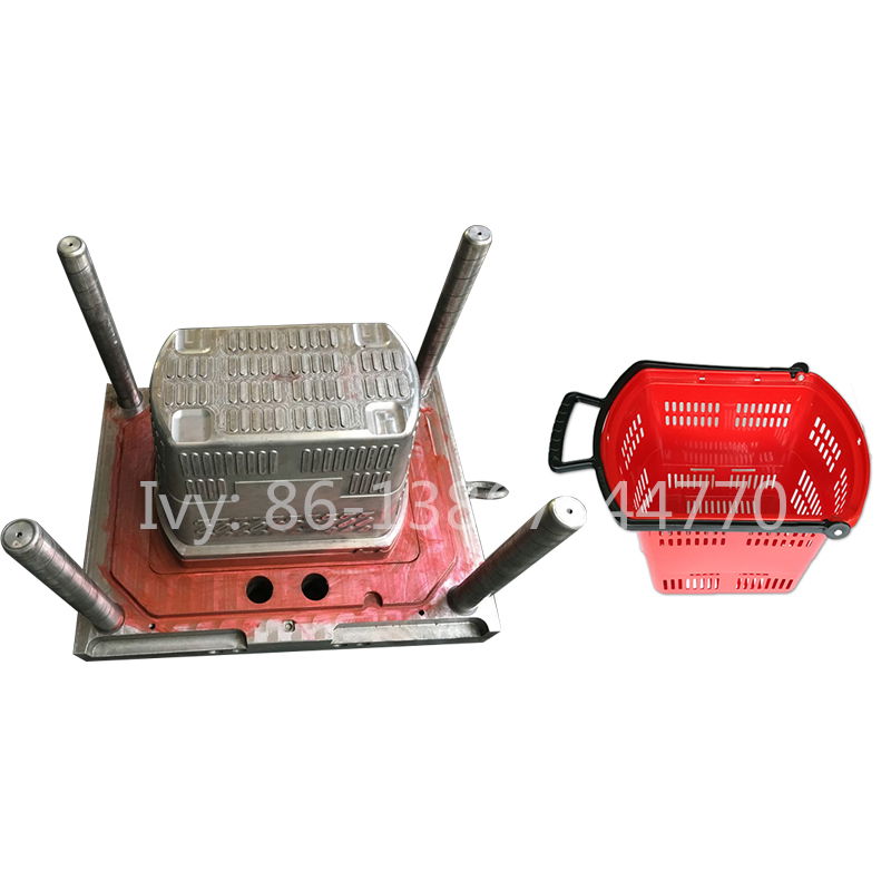 plastic injection shopping basket mould - HEYA MOLD