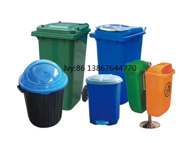 Plastic Injection Mold for Outdoor Garbage Bin Mould 2