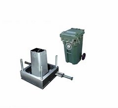 China High Quality Plastic Injection Mold of Outdoor Garbage Bins  Mould