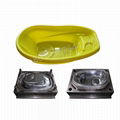 Plastic injection customized different new design baby bathbasin mould