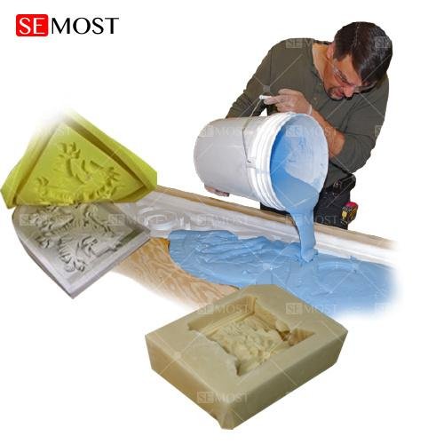 Tin Cure Silicone Rubber for Plaster Gypsum Mold Making