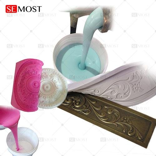 Tin Cure Silicone Rubber for Plaster Gypsum Mold Making 2