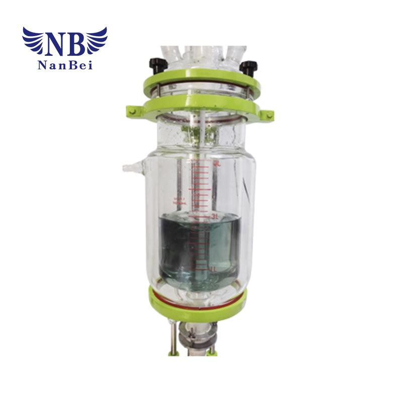  1-5L mini glass reactor for chemical lab 4