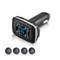 WirelessTpms For Car Solar PowerExternal Tire Pressure Monitoring System 1