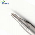 China Suppliers Customized Stainless Steel Telescopic Pole with Thread Part