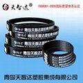 Steel belt reinforced polyethylene