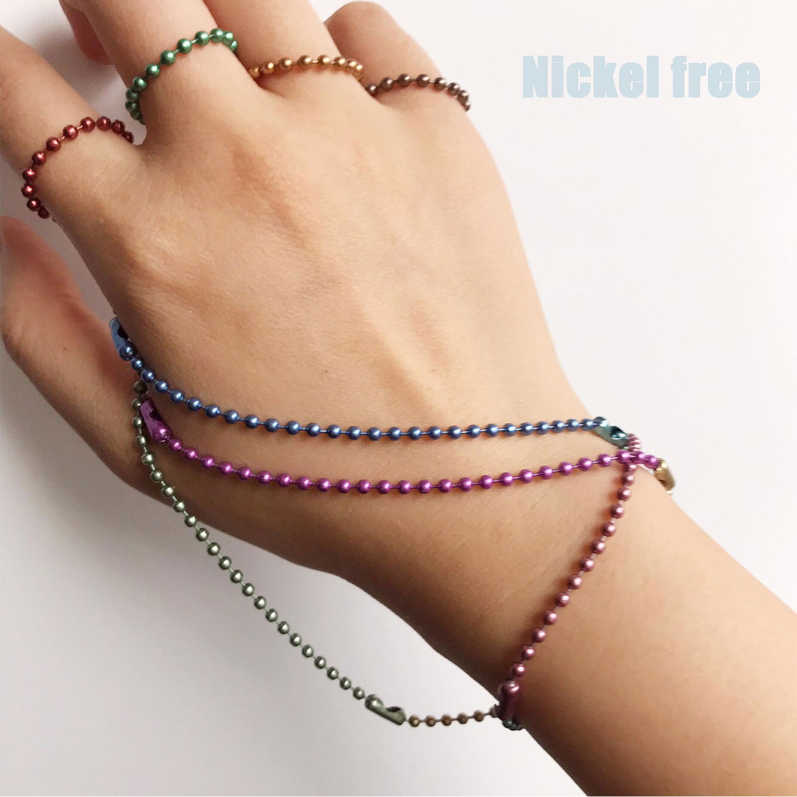 multicolor  Ball Chain 5