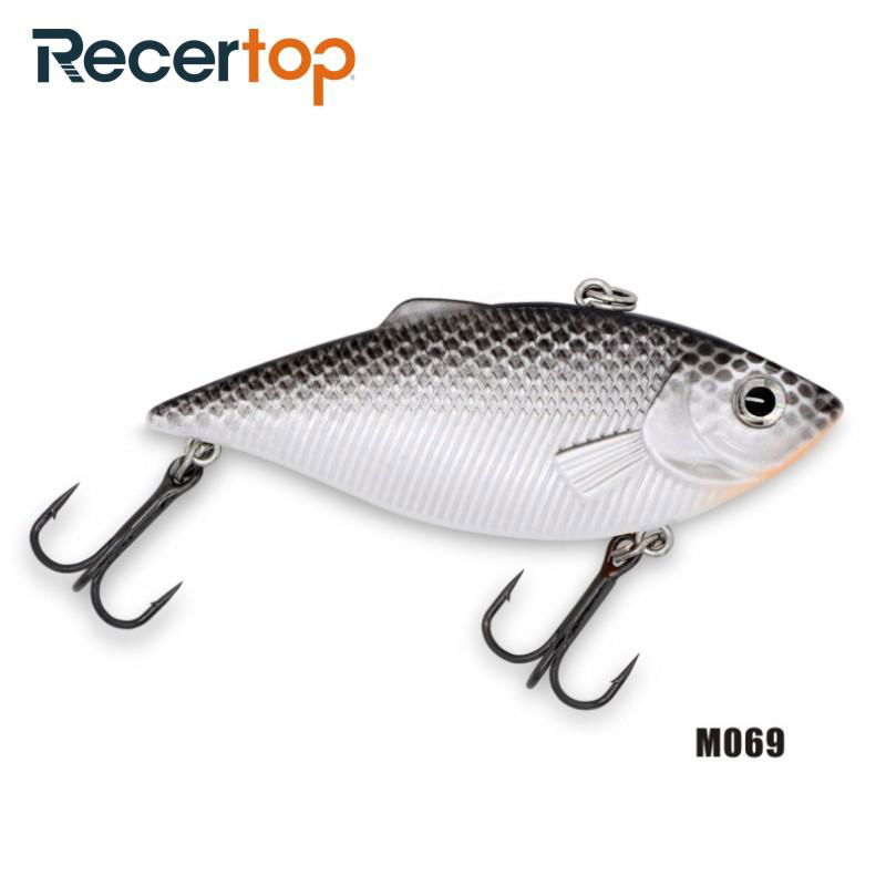 Recertop New Deep Diving Vibrating Hard Lure Lipless Fishing Crankbaits