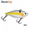 Recertop New Deep Diving Vibrating Hard Lure Lipless Fishing Crankbaits 4