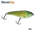 Recertop Heavy Plastic S-type Swimming Jerk bait Sinking Fishing Hard Lure 4