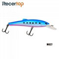 Recertop Large and Thick Bill Angry Jerk Crank Floating Hard Lure 1