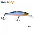 Recertop Large and Thick Bill Angry Jerk Crank Floating Hard Lure 3