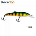Recertop Large and Thick Bill Angry Jerk Crank Floating Hard Lure 4