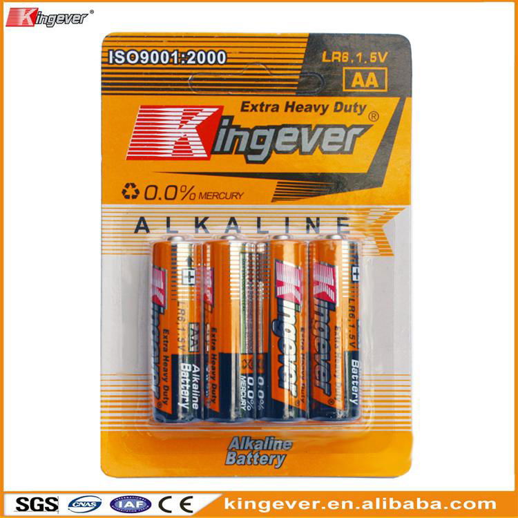 kingever 碱性电池 五号 干电池 5