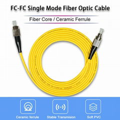 FC-FC Single Model Fiber Optic Patch Cable