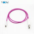 Mobile Phone USB Cable for Micro with LED Light